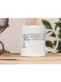 Bögre Stickman "Ígéret"
