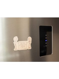 Hűtőmágnes Stickman "Hogy volnánk mi"