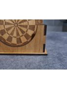 Poháralátét készlet, 6 db-os, "Darts"