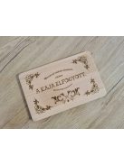 Tálalódeszka "A kaja elfogyott"