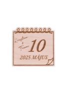  Hűtőmágnes Esküvői dátum emlékeztető