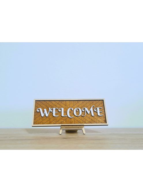 Üdvözlő tábla, "Welcome 2", kicsi